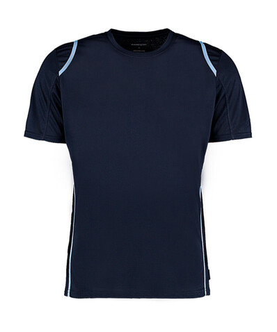 Kustom Kit Regular Fit Cooltex® Contrast Tee, Navy/Light Blue, XL bedrucken, Art.-Nr. 021112416