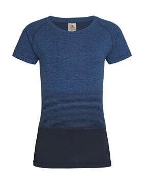 Stedman Seamless Raglan Flow Women, Blue Transition, XL bedrucken, Art.-Nr. 023053096