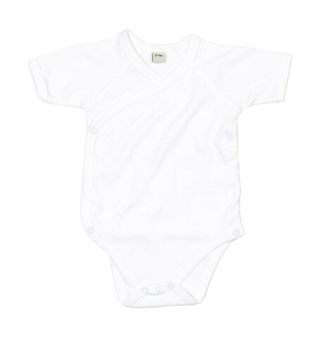 BabyBugz Baby Kimono Bodysuit, White, 0-3 bedrucken, Art.-Nr. 023470001 BabyBugz Baby Kimono Bodysuit, White, 0-3 bedrucken, Art.-Nr. 023470001