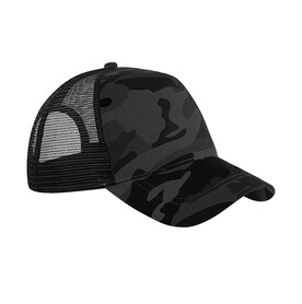Beechfield Camo Snapback Trucker, Midnight Camo, One Size bedrucken, Art.-Nr. 023692850