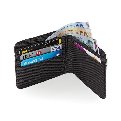 Bag Base Sublimation Wallet, Black, One Size bedrucken, Art.-Nr. 024291010