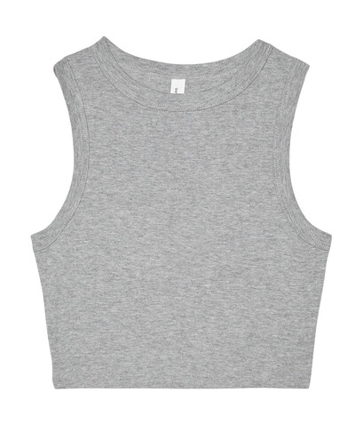 Bella Women`s Micro Rib Muscle Crop Tank, Athletic Heather, XL bedrucken, Art.-Nr. 026061236 Bella Women`s Micro Rib Muscle Crop Tank, Athletic Heather, XL bedrucken, Art.-Nr. 026061236