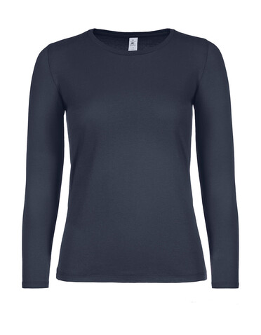 B &amp; C #E150 LSL /women, Navy, M bedrucken, Art.-Nr. 029422004