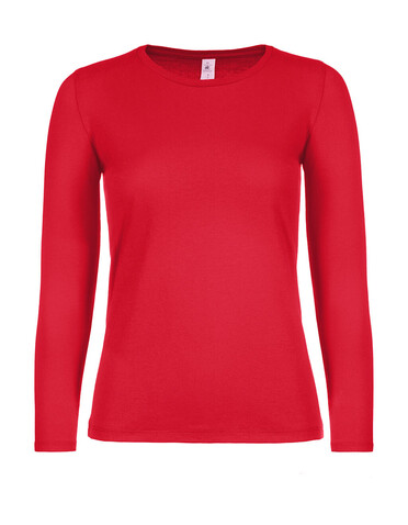 B &amp; C #E150 LSL /women, Red, XL bedrucken, Art.-Nr. 029424006