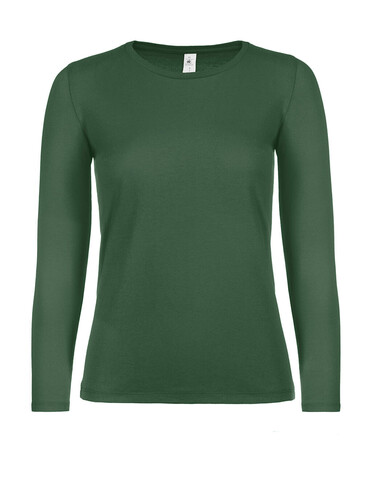 B &amp; C #E150 LSL /women, Bottle Green, XS bedrucken, Art.-Nr. 029425402