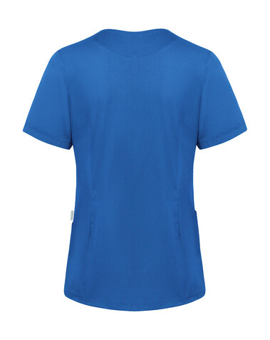 Karlowsky Ladies` Slip-on Tunic Essential Short Sl., Royal Blue, XS bedrucken, Art.-Nr. 029673082