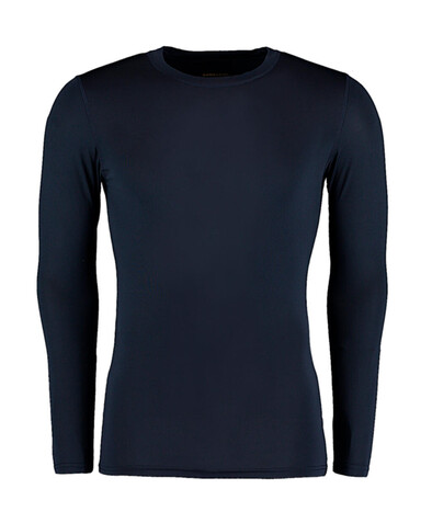 Kustom Kit Warmtex® Base Layer LS, Black, 2XS bedrucken, Art.-Nr. 030111011