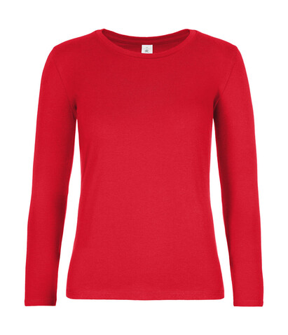 B &amp; C #E190 LSL /women, Red, S bedrucken, Art.-Nr. 030424003