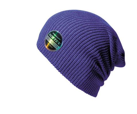 Result Caps Softex Beanie, Purple, One Size bedrucken, Art.-Nr. 031343490