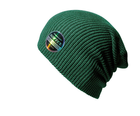 Result Caps Softex Beanie, Bottle Green, One Size bedrucken, Art.-Nr. 031345400