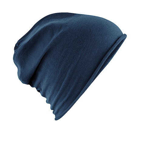Beechfield Jersey Beanie, Navy, One Size bedrucken, Art.-Nr. 031692000