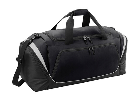 Quadra Pro Team Jumbo Kit Bag, Black/Black/Light Grey, One Size bedrucken, Art.-Nr. 032301750
