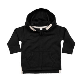 BabyBugz Baby Hoodie, Black, 6-12 bedrucken, Art.-Nr. 032471013 BabyBugz Baby Hoodie, Black, 6-12 bedrucken, Art.-Nr. 032471013