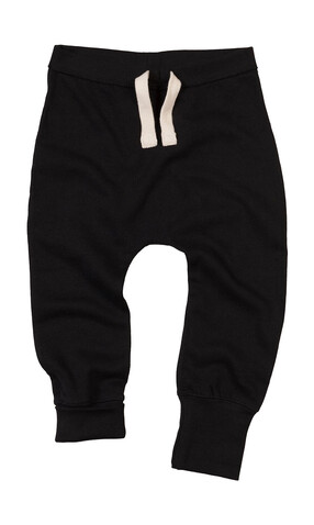 BabyBugz Baby Sweatpants, Black, 12-18 bedrucken, Art.-Nr. 033471014