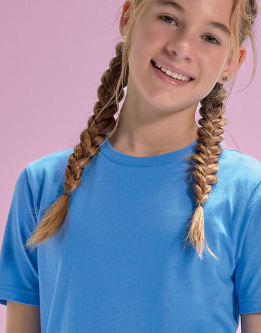 B &amp; C #E150 T-Shirt /kids, Ash, 9/11 (134/146) bedrucken, Art.-Nr. 034427036
