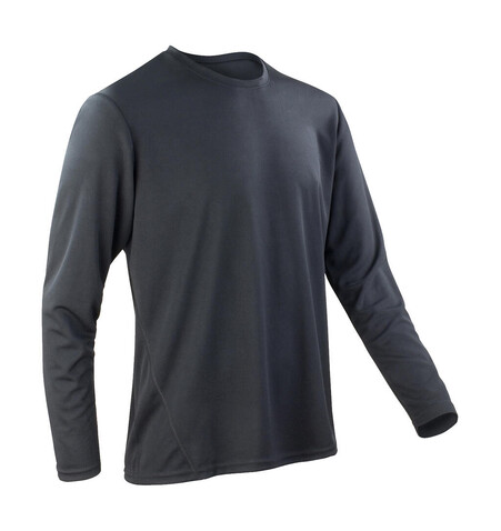 Result Performance T-Shirt LS, Black, 2XL bedrucken, Art.-Nr. 036331017