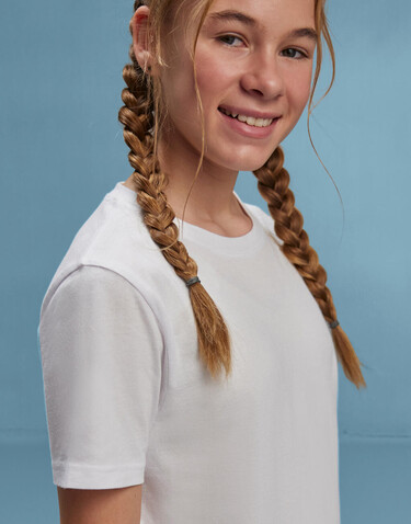 B &amp; C #E190 T-Shirt /kids, White, 9/11 (134/146) bedrucken, Art.-Nr. 036420006