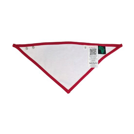 BabyBugz Bandana Bib, White/Red, One Size bedrucken, Art.-Nr. 037470540