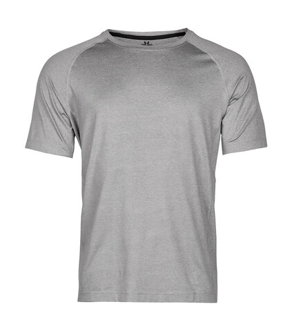 Tee Jays COOLdry Tee, Grey Melange, XL bedrucken, Art.-Nr. 037541346