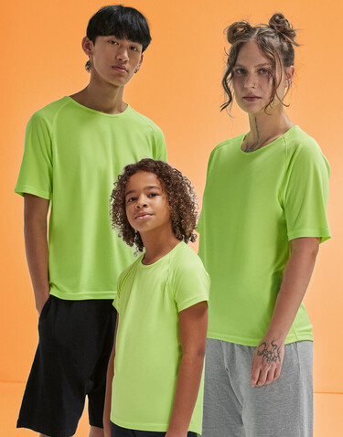 B &amp; C Active T /kids, Kelly Green, 7/8 (122/128) bedrucken, Art.-Nr. 038425185