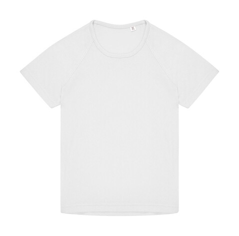 B &amp; C Active T /kids, White, 7/8 (122/128) bedrucken, Art.-Nr. 038420005