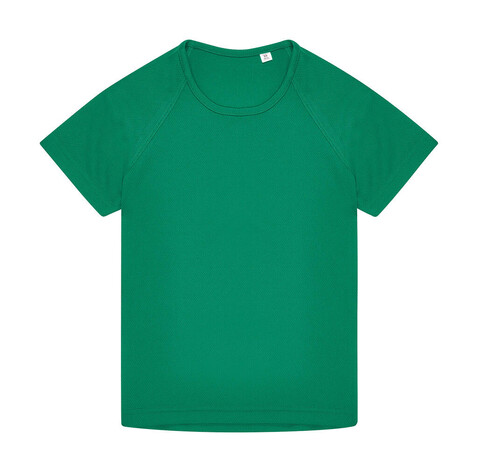 B &amp; C Active T /kids, Kelly Green, 7/8 (122/128) bedrucken, Art.-Nr. 038425185