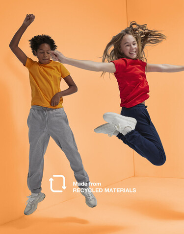 B &amp; C Active T /kids, Kelly Green, 7/8 (122/128) bedrucken, Art.-Nr. 038425185