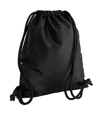 Bag Base Icon Gymsac, Black/Black, One Size bedrucken, Art.-Nr. 039291520