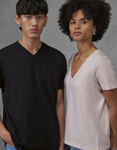 B &amp; C #E150 V T-Shirt, Off White, XL bedrucken, Art.-Nr. 039420025