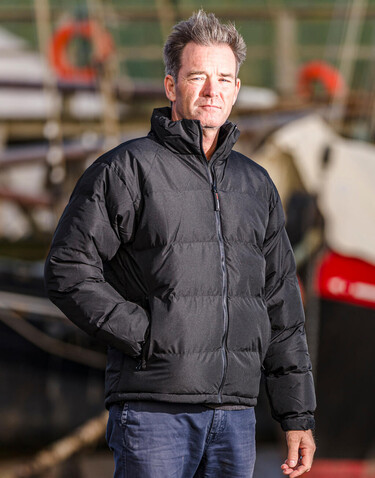 Result Holkam Down Feel Jacket, Navy, 2XL bedrucken, Art.-Nr. 040332007