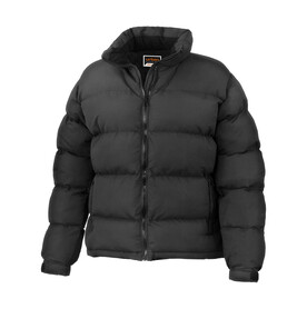 Result Ladies` Holkam Down Feel Jacket, Black, XS bedrucken, Art.-Nr. 041331012