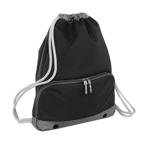Bag Base Athleisure Gymsac, Black, One Size bedrucken, Art.-Nr. 047291010 Bag Base Athleisure Gymsac, Black, One Size bedrucken, Art.-Nr. 047291010