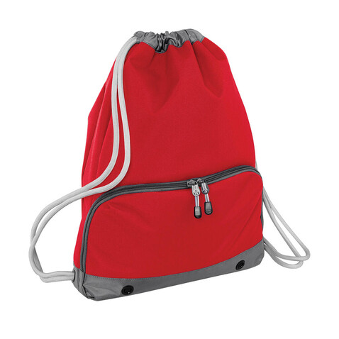 Bag Base Athleisure Gymsac, Classic Red, One Size bedrucken, Art.-Nr. 047294010