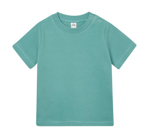 BabyBugz Baby T-Shirt, Sage Green, 0-3 bedrucken, Art.-Nr. 047475101