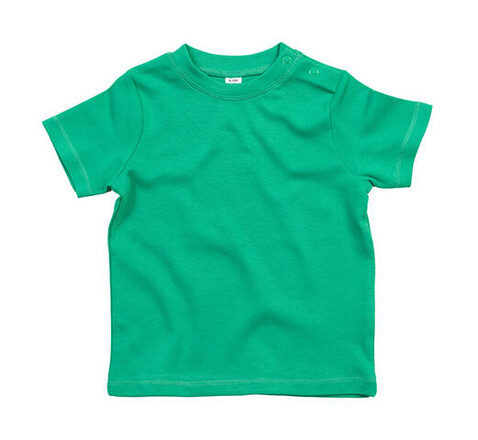 BabyBugz Baby T-Shirt, Kelly Green Organic, 3-6 bedrucken, Art.-Nr. 047475232