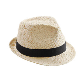 Beechfield Festival Trilby, Natural, S/M bedrucken, Art.-Nr. 048690081 Beechfield Festival Trilby, Natural, S/M bedrucken, Art.-Nr. 048690081