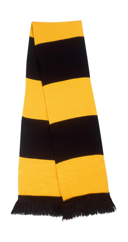 Result Team Scarf, Black/Gold, One Size bedrucken, Art.-Nr. 051331520