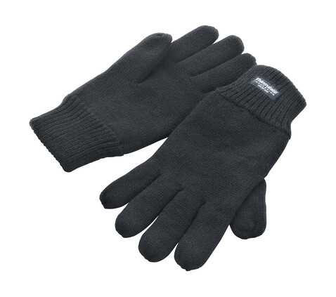 Result Fully Lined Thinsulate Gloves, Black, 2XL bedrucken, Art.-Nr. 052331018