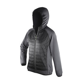 Result Women`s Zero Gravity Jacket, Black/Grey, 2XS bedrucken, Art.-Nr. 057331591