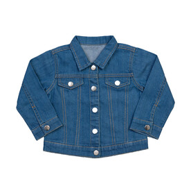 BabyBugz Baby Rocks Denim Jacket, Denim Blue, 3-6 bedrucken, Art.-Nr. 065473082