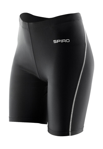 Result Women`s Bodyfit Base Layer Shorts, Black, XS/S (8/10) bedrucken, Art.-Nr. 067331012