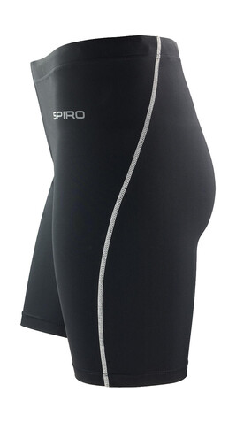 Result Women`s Bodyfit Base Layer Shorts, Black, XS/S (8/10) bedrucken, Art.-Nr. 067331012