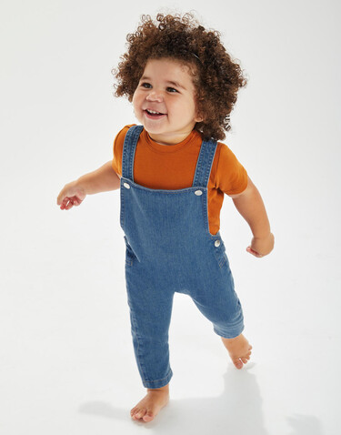 BabyBugz Baby Rocks Denim Dungarees, Denim Blue, 6-12 bedrucken, Art.-Nr. 068473083 BabyBugz Baby Rocks Denim Dungarees, Denim Blue, 6-12 bedrucken, Art.-Nr. 068473083