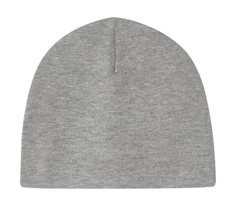 BabyBugz Baby Hat, Heather Grey Melange, One Size bedrucken, Art.-Nr. 072471260
