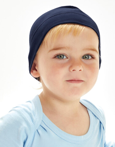 BabyBugz Baby Hat, Heather Grey Melange, One Size bedrucken, Art.-Nr. 072471260