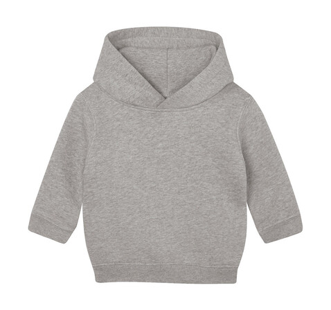 BabyBugz Baby Essential Hoodie, Heather Grey Melange, 6-12 bedrucken, Art.-Nr. 073471263