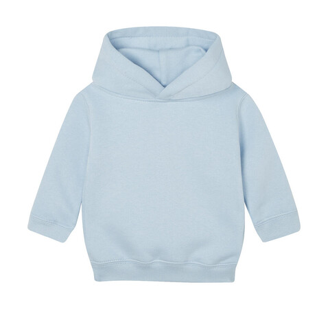 BabyBugz Baby Essential Hoodie, Dusty Blue, 18-24 bedrucken, Art.-Nr. 073473115