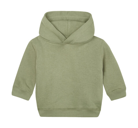 BabyBugz Baby Essential Hoodie, Soft Olive, 18-24 bedrucken, Art.-Nr. 073475345