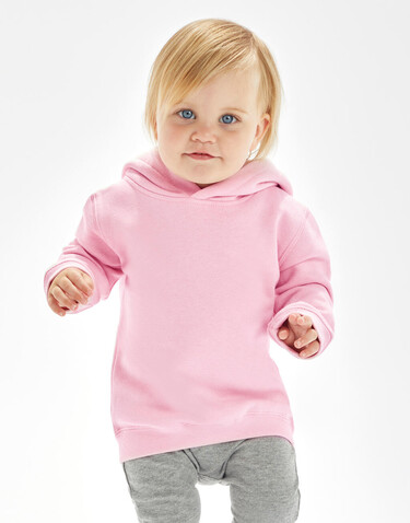 BabyBugz Baby Essential Hoodie, Heather Grey Melange, 6-12 bedrucken, Art.-Nr. 073471263