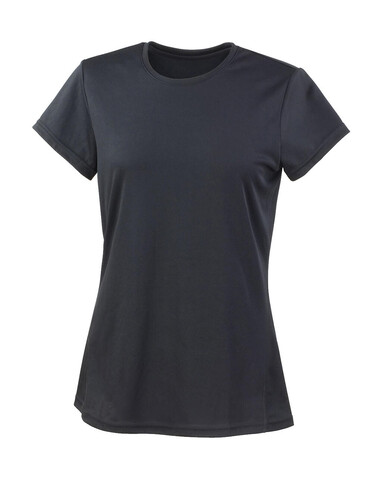 Result Ladies` Performance T-Shirt, Black, XL (16) bedrucken, Art.-Nr. 076331016